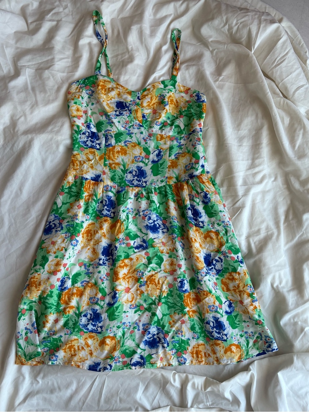 Flowy floral dress